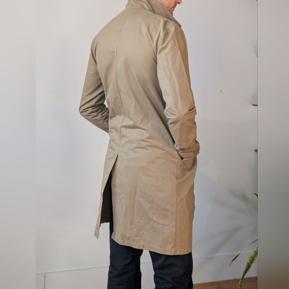 Han Kjobenhavn Double Zipper High Neck Canvas Trench Coat l SS 17 Collection - Picture 4 of 14